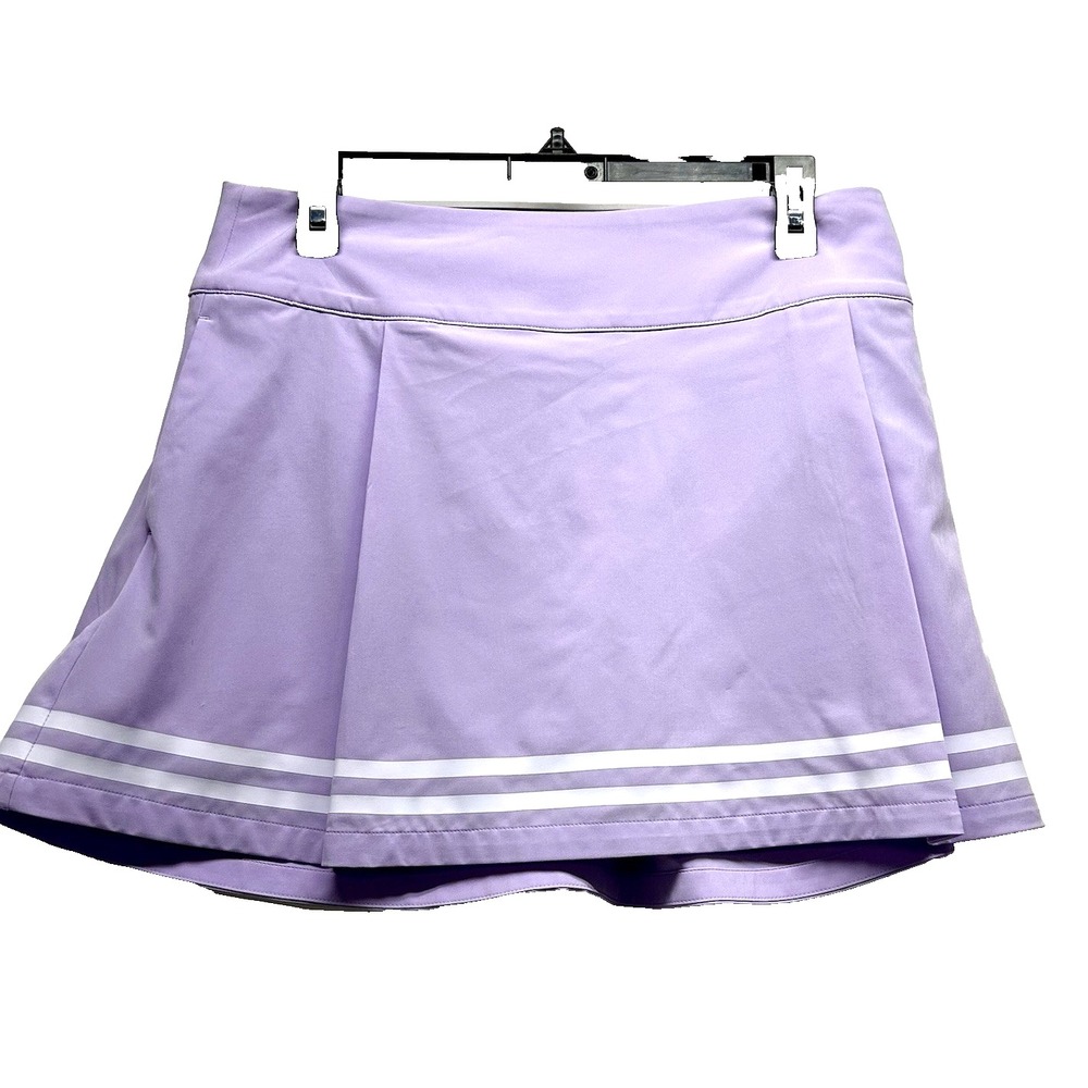 CALIA Truelight Golf Skort Purple Lavender Size 10 Side Zip UPF 50+(G3)